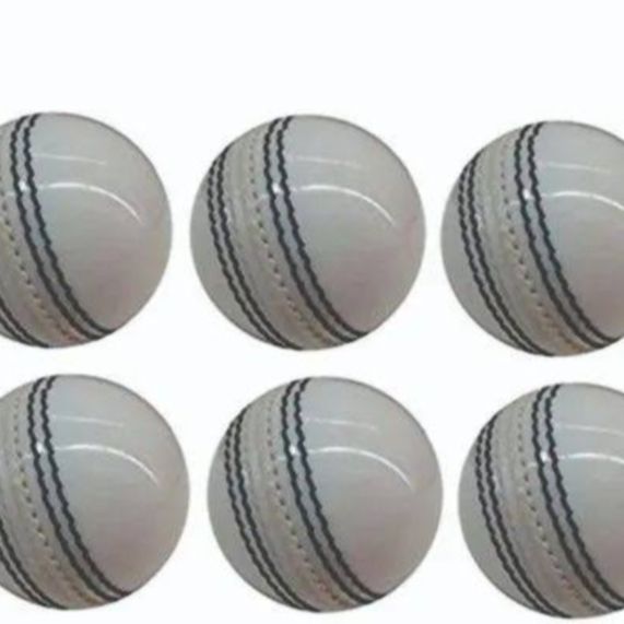 Pack of 2 - Cricket Practice Ball - White
