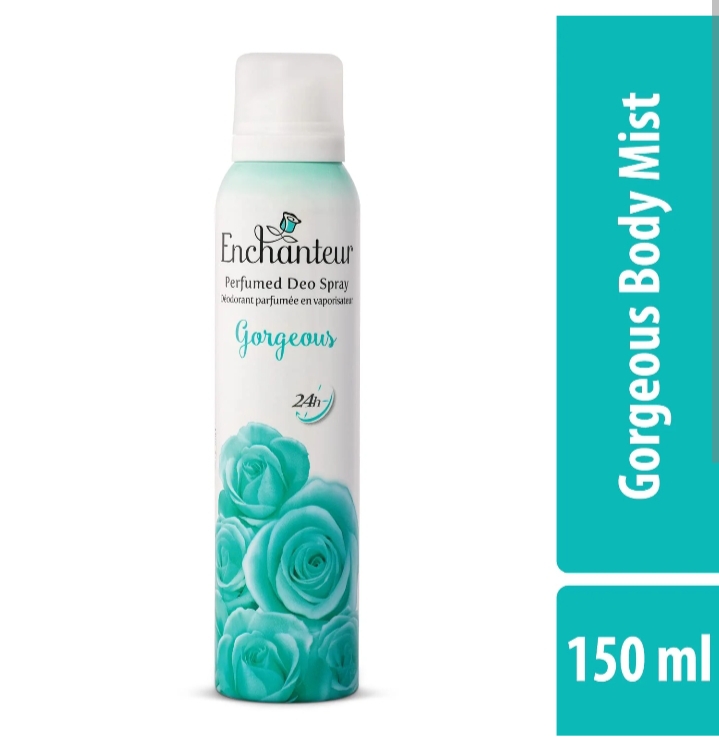 Enchanteurr GORGEOUS Body Spray 150 ML,Made in INDONESIA