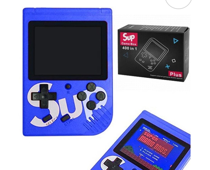 single player Sup Game Box 400 in 1 handheld retro video game console.
