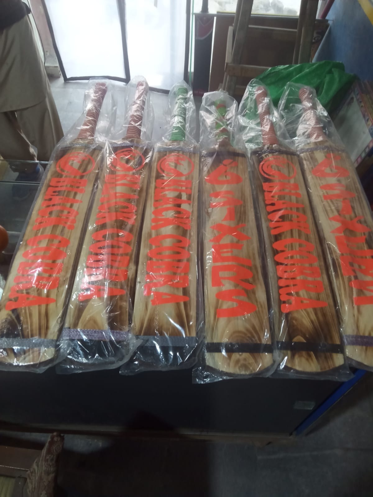 KWE Bandook Burn Edition hard tennis cricket bats Size( 90cm x 11.5cm x 2.5cm bottam) - Image 4