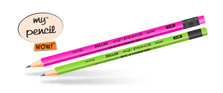 Dollar My Pencil PH 456 With Eraser - 48 Pcs Jar - Image 3