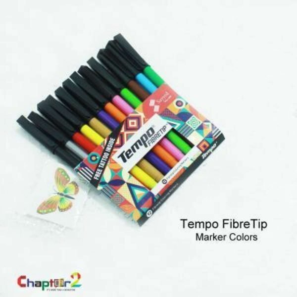 Tempo 12 Colours Marker Set