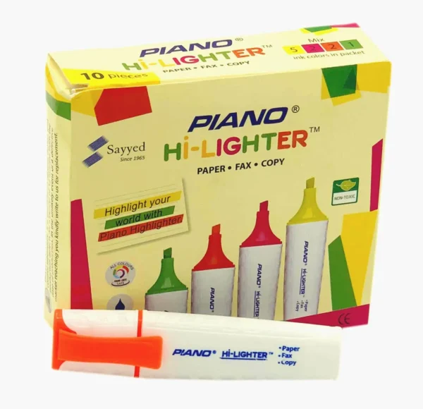 Highlighter Piano Mix Color
