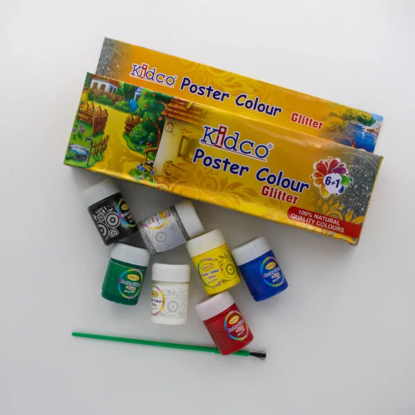 Kidco Poster Color 6 - Set For Kids_Bright Shades