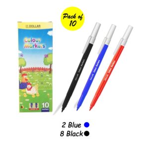 Dollar Fiber Tip Marker /  Color Blue/Black/Red/Green