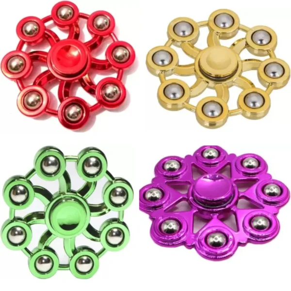 8 Sides Cute Metal Fidget Spinner For Kids