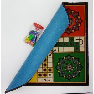 Ludo Matt Carpet Game washable 2x2 Ft /  Random color
