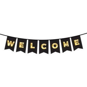 Welcome Card Banner For Welcome Decoration