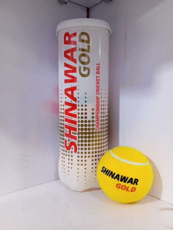 Excellent Quality Shinawar Gold Cricket Tennis Ball - Pack of 3 Balls