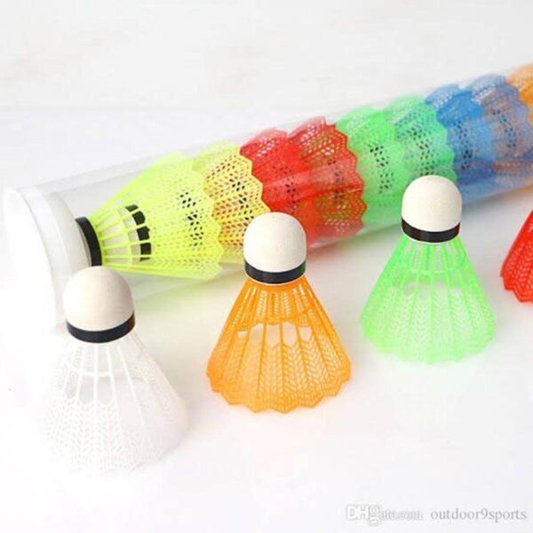 Pack Of 6 - Good Quality Plastic Shuttle, Badminton Shuttles (Plastic) - High Quality.