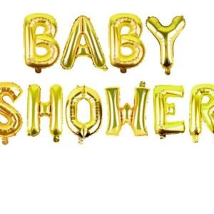 Baby Shower Foil Balloons Alphabets Set, Baby shower balloons Pack, Foil Balloons Baby Shower Banner decoration set.