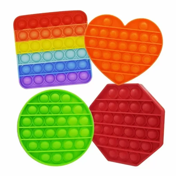 Push Pop Bubble Popit Fidget Toy Stress Relief Pop it For Kids